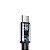 CABO TIPO C PARA TIPO C 100W BASEUS HIGH DENSITY 1M PRETO - Imagem 7