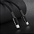 CABO TIPO C PARA TIPO C 100W BASEUS HIGH DENSITY 1M PRETO - Imagem 5