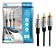 Cabo Auxiliar P2 Estereo X 2rca Blindado Profissional 2m - Imagem 3