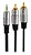 Cabo Auxiliar P2 Estereo X 2rca Blindado Profissional 2m - Imagem 4