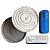 Kit Para Polir Alumínio Pastas Branca Azul Rodas Pano 10 Cm - Imagem 1