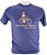 Camiseta 100% Algodão Johnnie Biker - Azul Mescla - Imagem 2