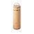Garrafa Térmica Aço Inox revestida em Bambu com Alça - Imagem 3