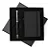 kit Executivo Caderneta Tipo Moleskine com caneta de metal - Imagem 9