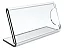 Display de Mesa 11 x 3cm. Acrilico de 2mm. Kit 05 unidades - Imagem 1