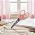 Tesoura Escolar Frozen Lâmina Decorada 13cm -tris - Imagem 3