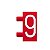 Precificador Pacote Avulso Número “9” Vermelho - 30 peças - Preço para Vitrine - Imagem 1