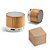 Caixa De Som Portátil Em Abs E Bambu- Linha Ecológica - Imagem 1