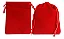 Saquinho Veludo Para Presentes-vermelho-12x9cm. 10 unidades - Imagem 2
