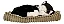 Gato Petzzz Pelucia Filhote Preto E Branco com pilha - Imagem 2