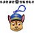 Chaveiro Squishy Patrulha Canina- 1 unidade - Imagem 2