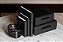 Caixa Decorativa Em Couro Preto-Paramount 32x22x11cm. - Imagem 5