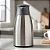 Garrafa Térmica Café 1 Litro Inox Linha Premium - Imagem 2