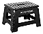 Banqueta Banquinho Escada 1 Degrau 22cm 150kg Paramount Preto - Imagem 1