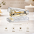 Grampeador Mini Transparente Holic Mineral Cristal- 1 Unidade - Imagem 2