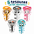 Kit 5 Modelos da Tesoura Escolar Infantil Pets Leo & Leo - Imagem 1