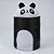 Cesto Organizador Dobrável Panda Preto E Branco - 1 Unidade - Imagem 6