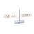 Kit Precificador para Joias - Preço para Vitrine (Branco com Dourado) 340 peças - Imagem 1