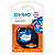 Fita Dymo 91331 Preto-Branco Etiqueta em Poliéster para Rotulador Eletrônico (4mx12mm) - Imagem 1