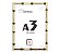 Moldura A3 Premium Bamboo 30x42 cm C/ Vidro - Imagem 3