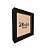 Moldura Quadro Caixa Alta 20x20 Com Espaçamento Interno De 3cm - PRETA - Imagem 1