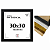 Moldura Quadro 30x30 cm P/ Posters Imagens Fotos - COM VIDRO - Imagem 1