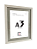 Moldura Ripada C/ Vidro e Paspatur de 3 Cm P/ Imagem A3 30x42 -  BRANCO GELO - Imagem 1