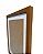 Moldura Quadro Com Vidro E Paspatur De 3 Cm P/ Imagem A3 30x42 - FREIJÓ - Imagem 4