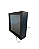 Moldura Quadro Caixa Alta 20x20 Com Espaçamento Interno De 5cm - PRETO - Imagem 2