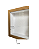Moldura Quadro Caixa Alta 20x20 Com Espaçamento Interno De 5cm - FREIJÓ - Imagem 2