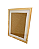 Moldura Quadro A5 15x21 cm P/ Posters Imagens Fotos C/ Paspatur 3cm - C/ Vidro (2x1) - Imagem 3