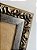 Moldura A4 21x30 cm Clássica Ornamental - Bronze Envelhecido com Filete Prata - VIDRO - Imagem 4