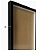 Moldura 30x40 cm Caixa Alta 3x1,5 cm C/ Espaçamento 1,8 cm C/ Vidro - PRETA - Imagem 2