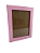 Porta Retrato Rosa 13x18 cm P/ Posters Imagens Fotos - C/ Vidro - Imagem 2