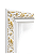 Espelho De Corpo Inteiro 80x40 cm - Moldura Acanthus - BRANCA - Imagem 2