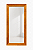Espelho de Corpo Inteiro 80x40 cm Moldura Mel Natural Premium - Imagem 1