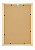 Moldura A4 21x30 para fotos/imagens posters Com vidro - Linho Dourado - Imagem 4