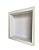 Moldura Caixa Alta 30x30 cm Com Espaçamento Interno De 5 cm - BRANCA - Imagem 4