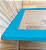 Moldura A4 21x30 cm Azul ciano com Vidro - P/ Posters Imagens Fotos - Imagem 4