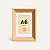 Porta-retrato A6 10x15 cm Chanfrada C/ Paspatur 3cm P/ Imagens Fotos- PINUS - Imagem 1