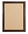 Moldura A3 30x42 cm - C/ VIDRO - P/ Imagens Fotos - Marrom C/ Filete Preto - Imagem 5