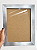 Moldura A3 30x42 - COM VIDRO - Prata velha Larga 3 Cm - Imagem 3