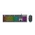 Kit Teclado e Mouse Gamer Fortrek Ranger Rainbow 6.400 DPI Grafite - Imagem 1