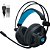 Headset Gamer Fortrek PRO H2 LED Azul Preto - Multiplataforma - Imagem 1