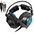 Headset Gamer Fortrek Vickers P2 + USB RGB Preto - Imagem 1