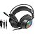 Headset Gamer Fortrek Crusader P2 + USB RGB Preto - Imagem 1