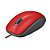 Mouse Logitech M110 com Clique Silencioso, Design Ambidestro, USB, Plug and Play, Vermelho - 910-005492 - Imagem 3