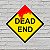 Placa de Parede Decorativa: Dead End - Imagem 1