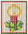Tela para Bordar – Vela de Natal 11731 - Imagem 1