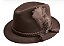Chapéu Aveludado Marcatto Marrom Café - Imagem 1